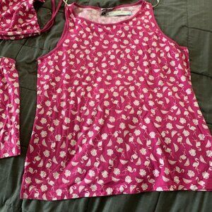 COSABELLA ROAD TRIP FLAMINGO SET Bag included